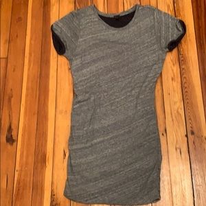 Jcrew ruched sweatshirt dress